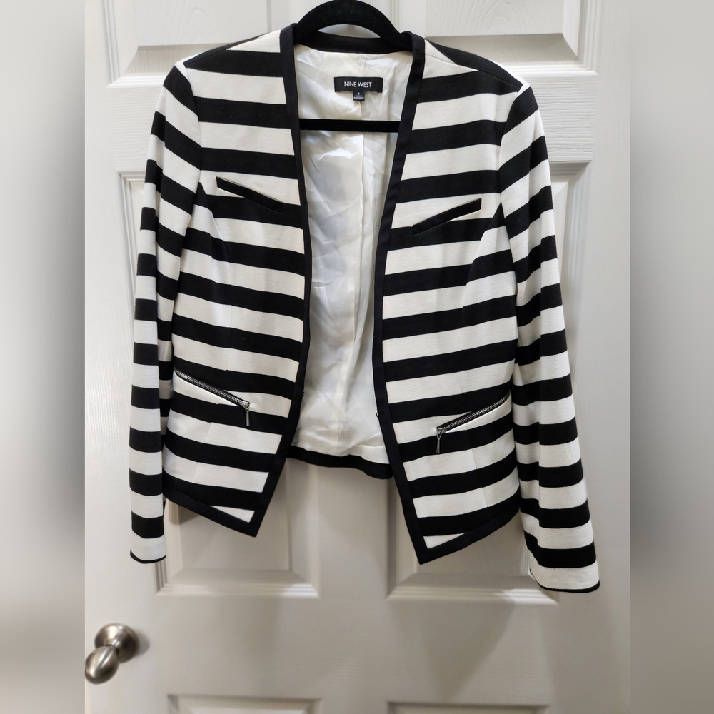 Striped blazer